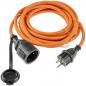Preview: ChiliTec Verlängerungskabel 5m, IP44, Orange H07RN-F 3G1,5 , Stecker / Kupplung