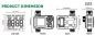 Preview: ChiliTec Digitaler Bewässerungscomputer "CT-WB7" mit Adapter 1" & 3/4", IP54