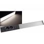 Preview: 60cm ChiliTec LED Unterbauleuchte "Arusha" schwarz USB A+C PD, Licht neutralweiß