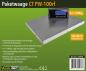 Preview: ChiliTec Paketwaage / Versandwaage "CT PW-100rf" 0,1-100kg, ±10g,38x30cm Edelstahl Platte
