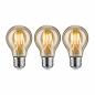 Preview: Paulmann 5079 Bundle E27 3xLED Filament Lampen 4,7W wie 40W gold 2500K extra warmweißes Licht