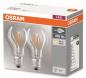 Preview: BUNDLE Tischleuchte ELLEN in schwarz mit halbrundem Schirm inkl. 2er Pack E27 Filament LEDs von Osram