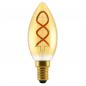 Preview: Nordlux E14 Spiral Candle Deko LED-Filament Leuchtmittel  2,5W  Goldfarbig