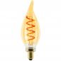 Preview: Nordlux E14 Spiral Candle Deko LED-Filament Leuchtmittel dimmbar 2,5W  Goldfarbig