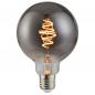 Preview: Nordlux E27 Spiral Globe Deko LED-Filament Leuchtmittel  3,5W Rauchfarbe