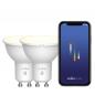 Preview: 2er-Pack Nordlux Smart Light LED-Leuchtmittel Spots GU10 mit 4,5W 450lm Bluetooth