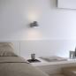 Preview: Nordlux Stay minimalistische Wandleuchte Grau E27 angenehmes Licht