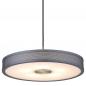 Preview: Halo Design Pendelleuchte FRAME Light-grey/Antique brass Ø43cm Metall