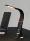 Preview: Halo Design WATCH & LIGHT Dimmbare Schreibtischlampe schwarz mit felxiblem Arm