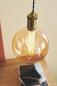 Preview: Halo Design E27 COLORS LED Globe Lampe G125 Amber 5W dimmbar Vintage Style