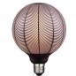 Preview: Halo Design E27 COLORS LEAVES PRINT LED Lampe Globe ø12,5cm 3 Stufen dimmbar