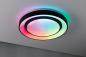 Preview: Paulmann 70545 LED Deckenleuchte Rainbow mit Regenbogeneffekt 38,5W dimmbar Schwarz/Weiß