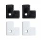 Preview: Paulmann 70599 Function YourLED Edge-Connector 90°4er Pack Weiß Schwarz