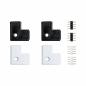 Preview: Paulmann 70599 Function YourLED Edge-Connector 90°4er Pack Weiß Schwarz