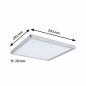 Preview: Paulmann 70994 LED Panel Atria Shine Backlight eckig modern schlicht warmweiß Chrom matt