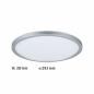 Preview: Paulmann 71005 LED Panel Atria Shine Backlight rund modern neutralweiß Chrom matt