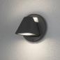 Preview: Konstsmide 427-750 Hild Wandleuchte schwarz lackiertes Aluminium, gefrostets Acrylglas