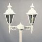 Preview: Konstsmide 527-250 Pallas Leuchtenkopf weiß lackiertes Aluminium, rauchfarbenes Acrylglas, handmade in EU