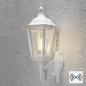Preview: Konstsmide 7236-250 Firenze Bewegungsmelder weiß lackiertes Aluminium, klares Glas