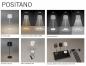 Preview: Mobile Tischleuchte POSITANO in Weiß In&Out aus Aluminium dimmbar IP54 von Konstsmide