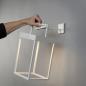 Preview: Mobile Akku USB & Solar Wand- und Tischleuchte PORTOFINO in weiß In&Out aus Aluminium IP54 von Konstsmide