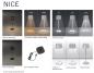 Preview: Mobile Tischleuchte NICE in Schwarz In&Out aus Aluminium IP54 von Konstsmide
