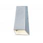 Preview: Konstsmide 7911-310 Imola Wandleuchte grau lackiertes Aluminium, klares Acrylglas