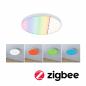 Preview: Paulmann 79899 LED Panel Smart Home Zigbee Velora rund 300mm Regenbogen/ Weiß dimmbar