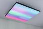 Preview: Paulmann 79909 LED Panel Velora Rainbow dynamic Regenbogen/ Weiß eckig 595x595mm kaltweiß Schwarz dimmbar