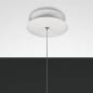 Preview: Prado LED Pendelleuchte im Röhrenstil mit Ober- und Unterlicht in Weiß dimmbar von Fabas Luce