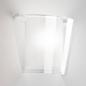 Preview: Viki Wandleuchte aus geblasenem Glas und Acryl-Innenschirm Tranparent von Fabas Luce