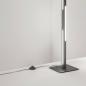 Preview: Ling LED-Stehleuchte im Vierkantrohrdesign dimmbar in Schwarz 165cm von Fabas Luce