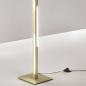 Preview: Ling LED-Stehleuchte im Vierkantrohrdesign dimmbar in Messing 165cm von Fabas Luce