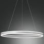 Preview: Palau LED-Pendelleuchtein in Ringform Weiß up&downlight dimmbar Ø80cm von Fabas Luce