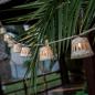Preview: 2er SET New Garden AURORA Lichterkette aus Naturfasern 8 Meter mit Akku/ Solar