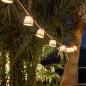 Preview: 2er SET New Garden AURORA Lichterkette aus Naturfasern 8 Meter mit Akku/ Solar
