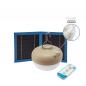 Preview: New Garden CHERRY LED Outdoor Solar Leuchthalbkugel dimmbar beige mit Fernbedienung IP54