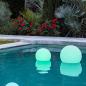 Preview: New Garden BULY 20 AUTOMATIC RGBW LED-Garten Kugel Pool schwimmend Solar Akku IP68