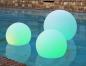 Preview: New Garden BULY 40 Farbwechsel LED-Garten Kugel Solar schwimmende Poollampe Akku IP68