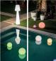 Preview: New Garden BULY 40 Farbwechsel LED-Garten Kugel Solar schwimmende Poollampe Akku IP68