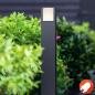 Preview: Moderne 77cm hohe Philips myGarden LED Wegeleuchte Arbour in Anthrazit