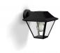 Preview: Philips myGarden Aussen Wandlaterne Alpenlicht Starnberg Traditionelle Lampe klar in schwarz aus Auluminium