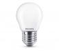 Preview: Philips LED E27 Tropfen Lampe 2,2W wie 25W warmweiß 2700K Matt augenschonend