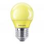 Preview: PHILIPS LED Colored Yellow E27 P45 3.1W Tropfenlampe Lichtfarbe: Gelb