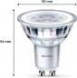 Preview: Sale - Nur begrenzter Bestand verfügbar:  6er-Set PHILIPS GU10 LED Reflektor 4,6W wie 50W 36° Ausstrahlwinkel Neutralweißes Licht 4000K