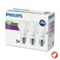 Preview: 3er Multipack Philips CorePro E27 8W Ersatz für 60W warmweiss matt hohe Effizienz