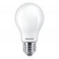 Preview: PHILIPS E27 LED Filament Lampe A60 4.5W wie 40W 4000K neutralweißes Licht - klassische Glühlampenform matt