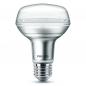 Preview: PHILIPS E27 LED R80 Reflektorlampe 4W wie 60W 36°-Abstrahlwinkel warmweisser Strahler