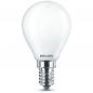 Preview: 2-er PHILIPS E14 LED Tropfen Lampen opalweiß mattiert 4.3W wie 40W warmweiß & blendfrei