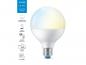 Preview: WIZ E27 Smarte LED Kugellampe Tunable White sehr hell 11W wie 75W WLAN/ Wi-Fi